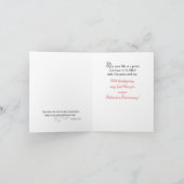 Carte 25e anniversaire de l'Ordination du prêtre Croix n (Intérieur)