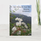 Carte 25e anniversaire du Mariage (Devant)