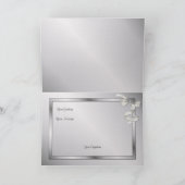 Carte 25e anniversaire du Mariage - Argent (Intérieur)