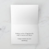 Carte 25e anniversaire du Mariage tante et oncle roses r (Intérieur)