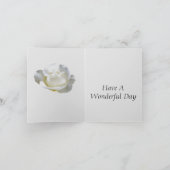 Carte 25e anniversaire éditable Rose d'argent (Intérieur)