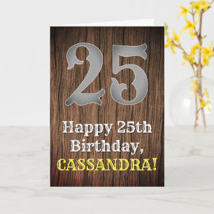 Carte 25e anniversaire : Pays inspiré par l'Ouest Look,