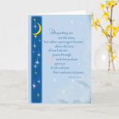 Carte 2654 Étoiles dans la sympathie du ciel (Fleur jaune)