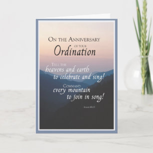 Carte 2687 Anniversary of Ordination