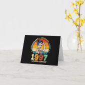 Carte 26 ans 1997 Cadeau Vintage Femmes 26e anniversaire (Fleur jaune)