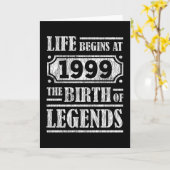 Carte 26 ans Anniversaire Epic Légende 26e anniversaire  (Fleur jaune)