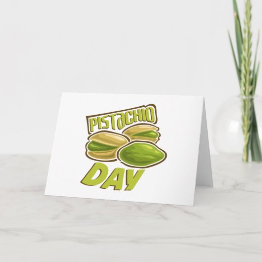 Carte 26 février - Pistachio Day (Devant)