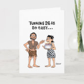 Carte 26e anniversaire humoristique (Devant)