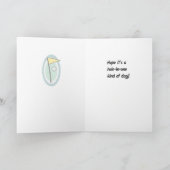 Carte 2729 Golf encadré Anniversaire (Intérieur)