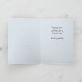 Carte 2846 Sympathie pour animal de compagnie gris (Intérieur)