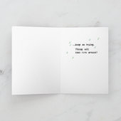Carte 2959 Encouragement à l'envers (Intérieur)