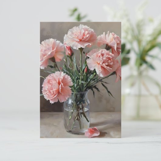 Carte 29 janvier Journée nationale de l'oeillet B (Debout devant)