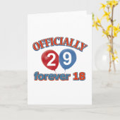 Carte 29e anniversaire (Fleur jaune)