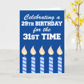 Carte 29e anniversaire 31e heure 60e (Fleur jaune)