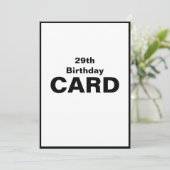 Carte 29e Vingt-Neuvième 29 Vingt-neuf 2-9 Anniversaire (Debout devant)