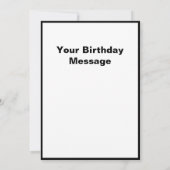 Carte 29e Vingt-Neuvième 29 Vingt-neuf 2-9 Anniversaire (Dos)