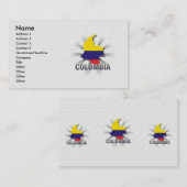 Carte 2,0 de drapeau de la Colombie (Devant / Derrière)