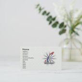 Carte 2,0 de drapeau de la Norvège (Debout devant)