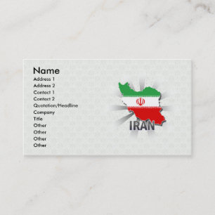 Carte 2,0 de drapeau de l'Iran