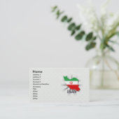 Carte 2,0 de drapeau de l'Iran (Debout devant)