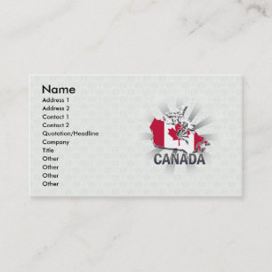 Carte 2,0 de drapeau du Canada