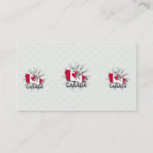 Carte 2,0 de drapeau du Canada (Dos)