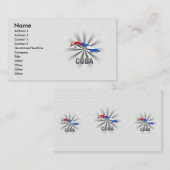 Carte 2,0 de drapeau du Cuba (Devant / Derrière)