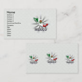 Carte 2,0 de drapeau du Mexique (Devant / Derrière)