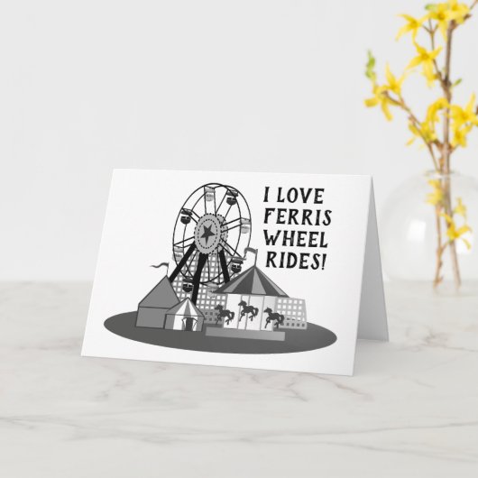 Carte 2-14 Ferris Wheel Day (Fleur jaune)