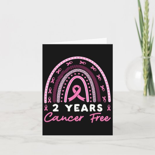 Carte 2 ans Cancer du sein Sans Survivant Femmes (Devant)