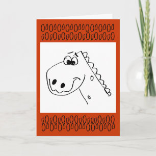 Carte 2 Ans. Dinosaure d'anniversaire (Couleur moi)