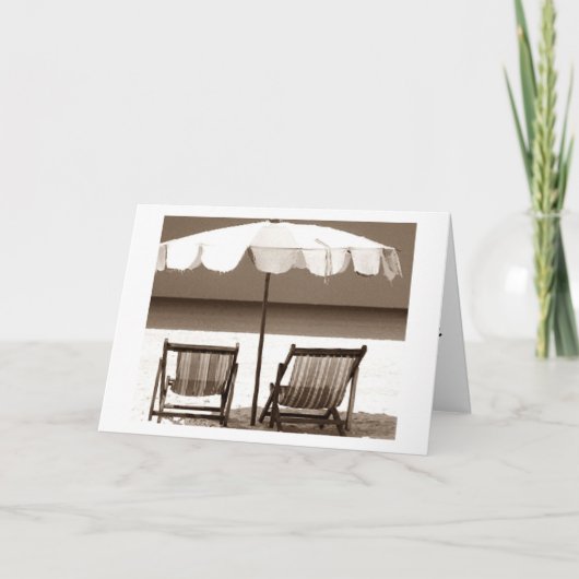 CARTE 2 CHAISES-2 AMIS-UN ANNIVERSAIRE-FÊTE (Devant)