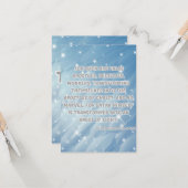 Carte 2 Corinthiens 11:13-14 Bible Verse Pic Salutation (Devant/Arrière en situation)