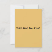 Carte 2 Corinthiens 5:8 KJV Bible Écriture Pic Salutatio (Dos)