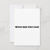 Carte 2 Corinthiens 5:8 KJV Bible Écriture Salutation (Dos)