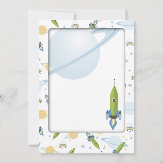 Carte 2 de bébé de l'espace (Dos)