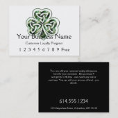 Carte 2 de fidélité : : Conception celtique 2 de (Devant / Derrière)