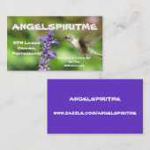 Carte 2 de profil de colibri (Devant / Derrière)