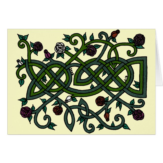 Carte 2 de roseraie (Devant horizontal)