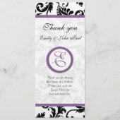 Carte #2 du programme de mariage (Devant)