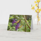 Carte 2 fleurs pourpres (Fleur jaune)