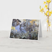 Carte #2 La fête de Svantovit, Mucha (Fleur jaune)