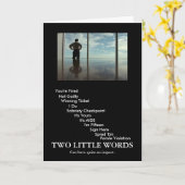 Carte 2 mots (Fleur jaune)