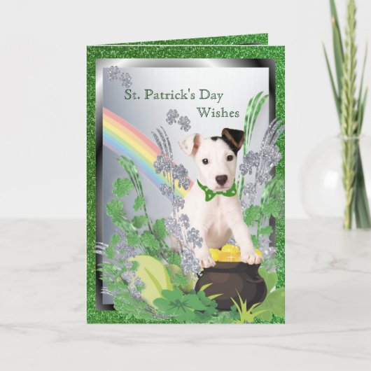 Carte 2. Original Jack Russell Health Luck Happy (Devant)