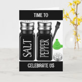 CARTE 2 PERSONNES TOTALEMENT DIFFÉRENTES DANS L'AMOUR JA (Fleur jaune)