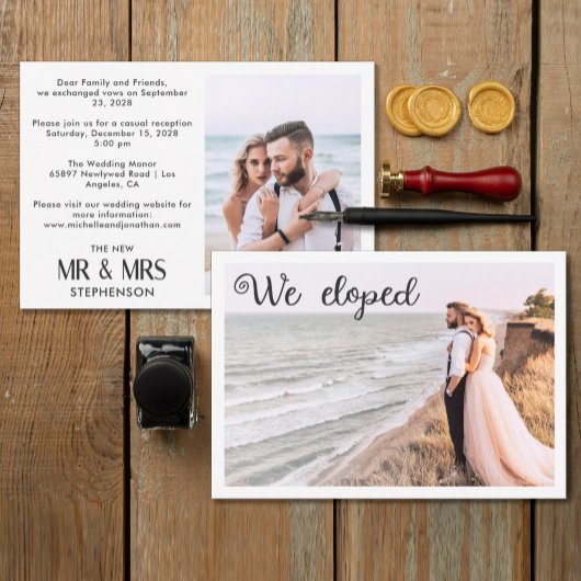 Carte 2 photo announcement