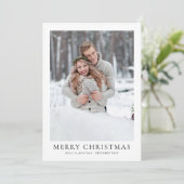 Carte 2 photo Nouveau marié Premier marié Noël (Debout devant)