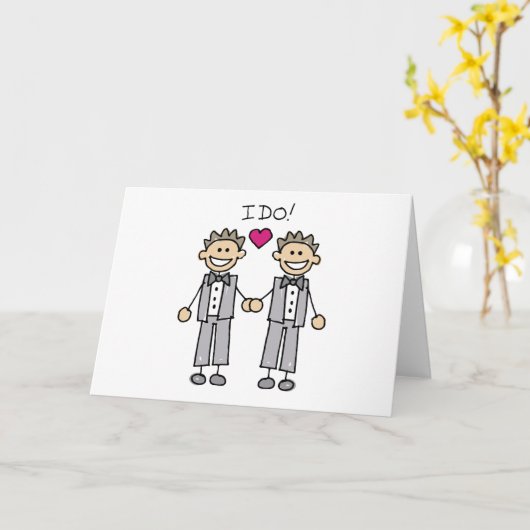 Carte 2 pièces (Fleur jaune)