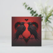 Carte 2 Raven et Gothic Heart (Debout devant)