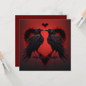 Carte 2 Raven et Gothic Heart (Devant/Arrière en situation)